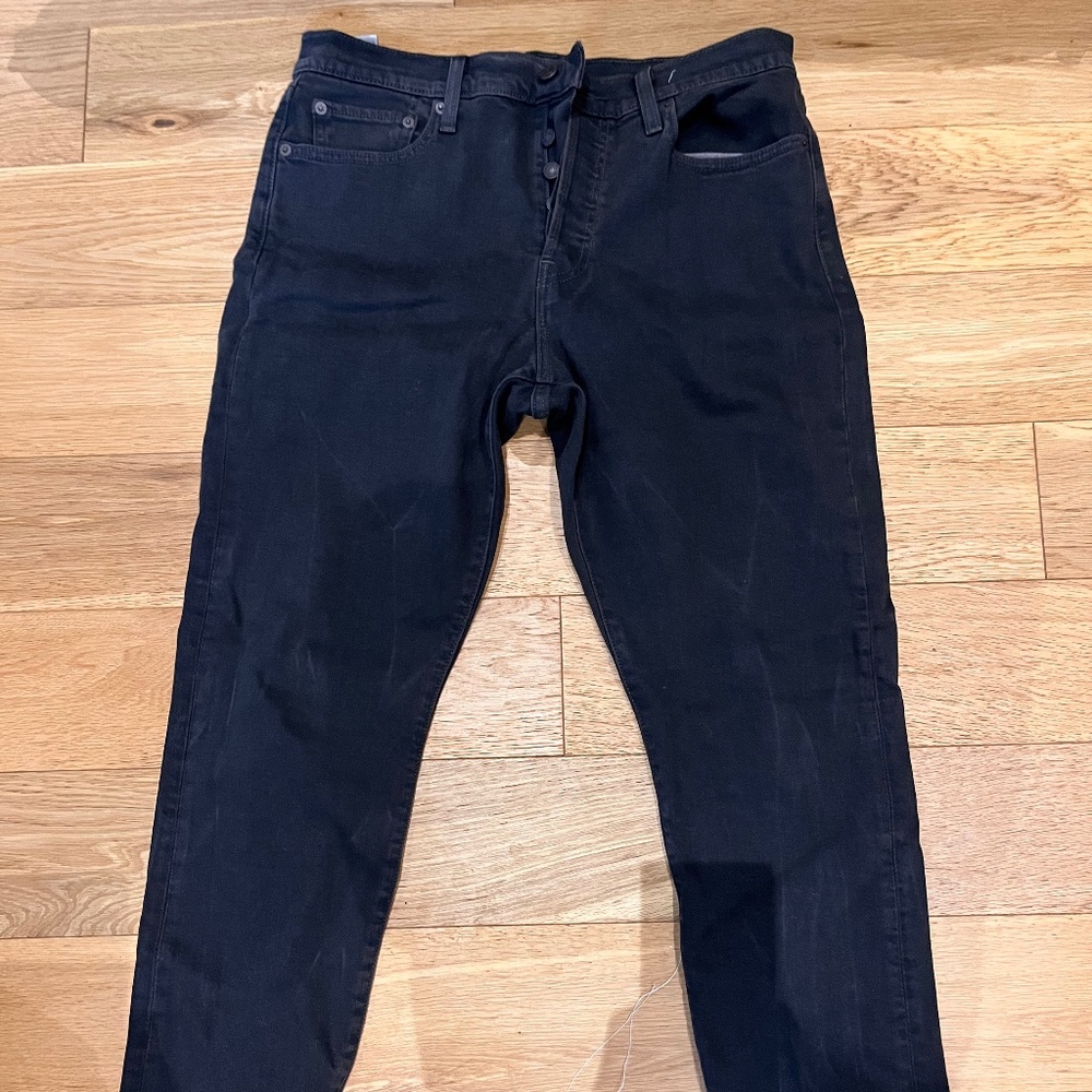 Levi’s NWOT Brown/Grey Denim Jeans Raw Hem